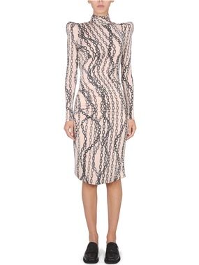 lady philosophy dress Philosophy Di Lorenzo Serafini Black Cotton Corset Midi Dress 6 US